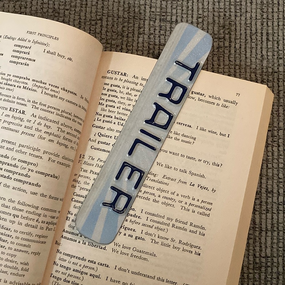 ✅5/$25 license plate bookmark NEW trailer book mark OOAK handmade